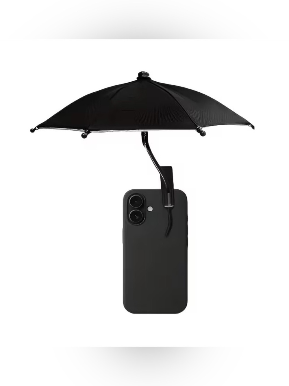 Black Phone Umbrella - Protective Accessory for Cell Phones NEW